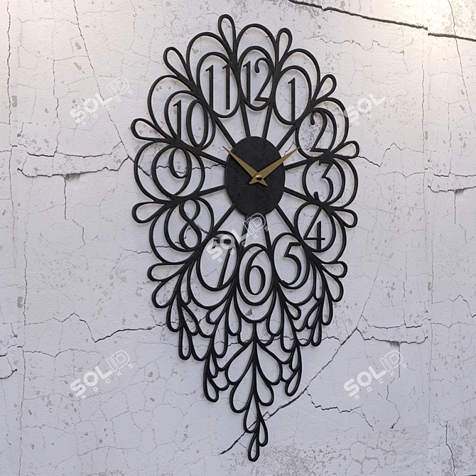 Darling Clock: Elegant Timepiece 3D model image 1