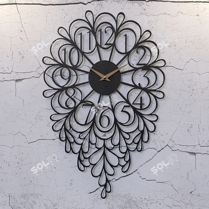 Darling Clock: Elegant Timepiece 3D model image 3