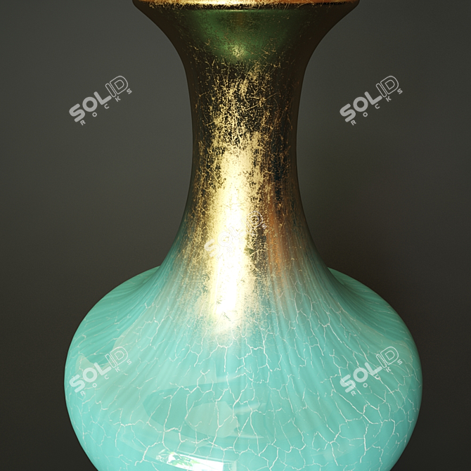 Mediterranean Glaze Table Lamp 3D model image 2