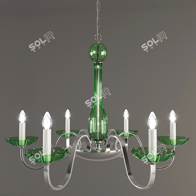 Elegant ARIZZI Chandelier - 85cm Diameter 3D model image 1