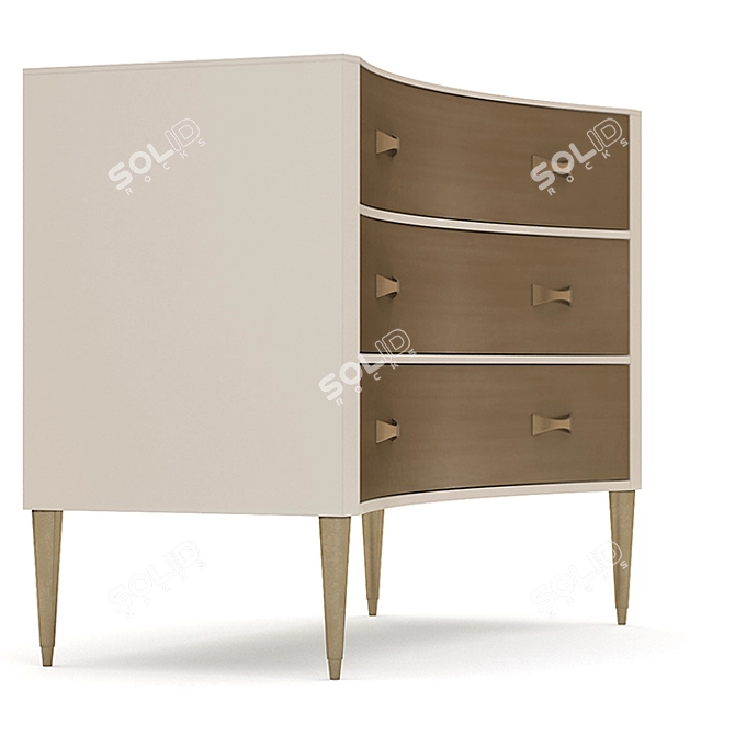 Elegant Julian Chichester Chest 3D model image 2