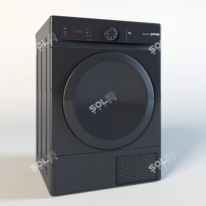Gorenje Condenser Dryer - Efficient & Stylish 3D model image 2