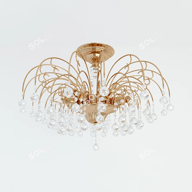 Elegant Wunderlicht Chandelier - WL127-08KG 3D model image 1