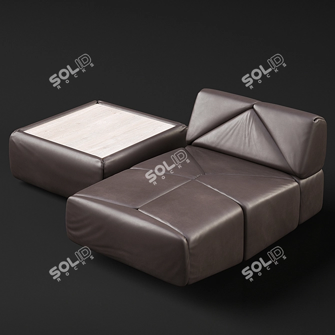 Title: Luxury De Sede 88 Daybed 3D model image 1