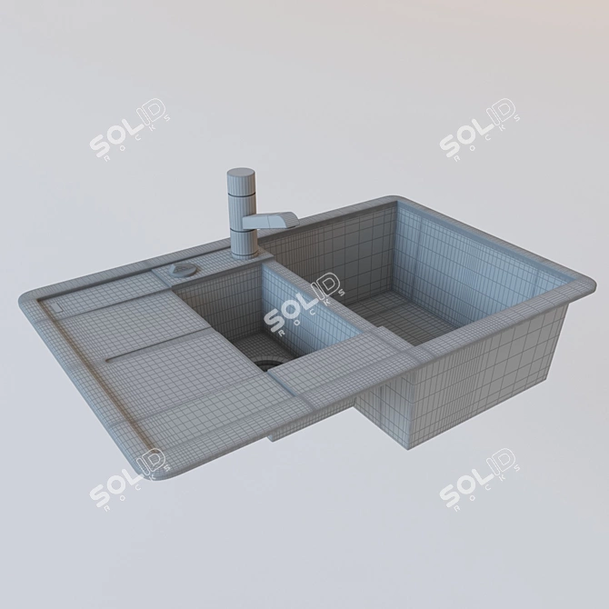 Blanco Metra 6S: Compact Sink 3D model image 2