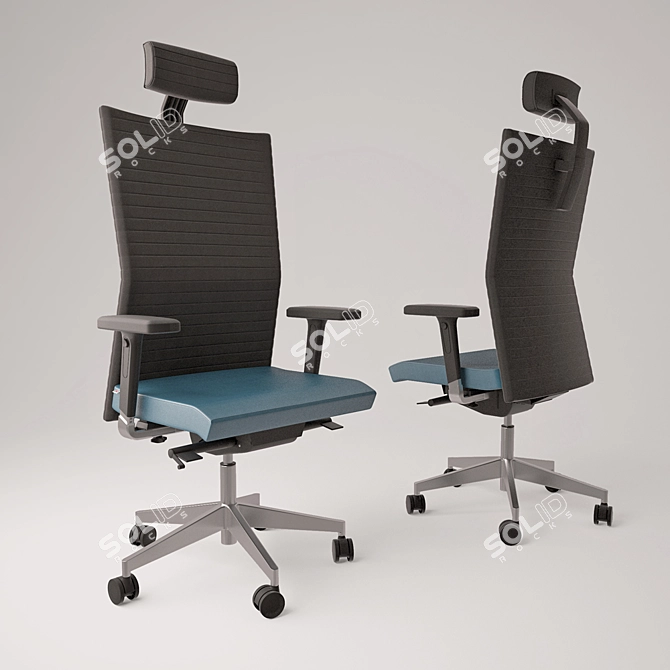 Executive Dispatch Chair 435-SYS 3D model image 1