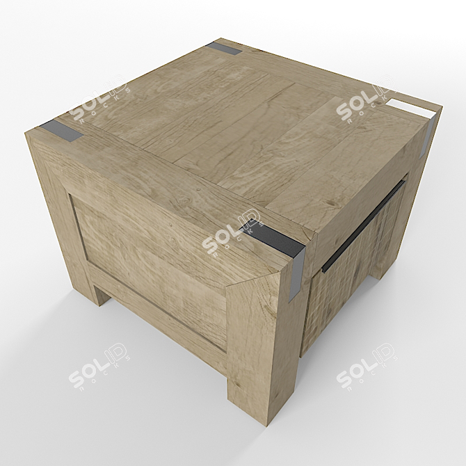 Blijburg Acacia Coffee Table 3D model image 3