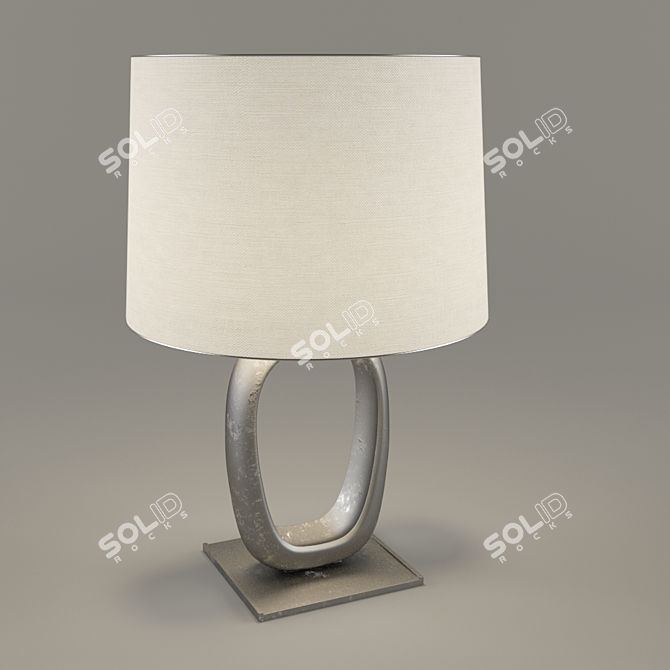 Citron Bronze Table Lamp by Liaigre 3D model image 1
