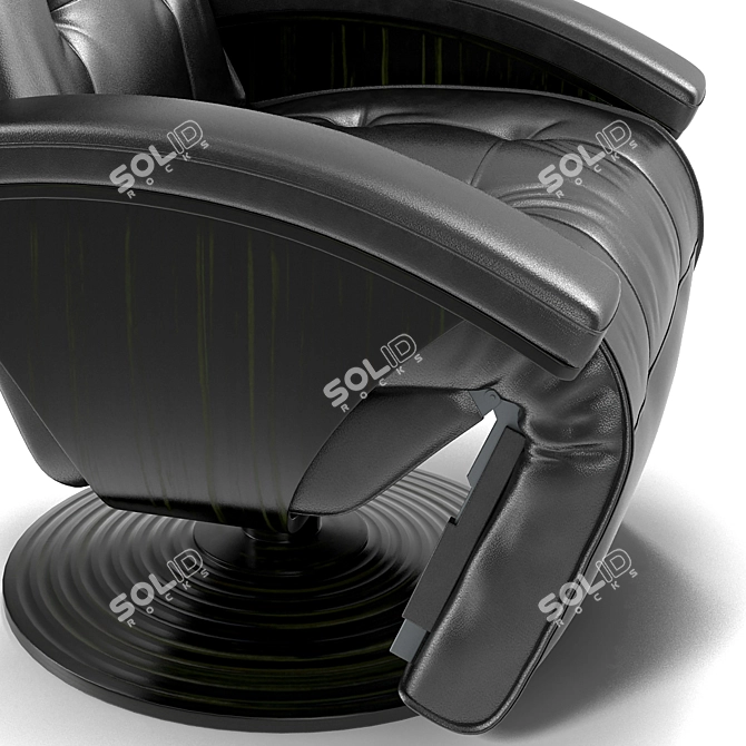 Elegant Mistral Armchair by Roche Bobois 3D model image 2