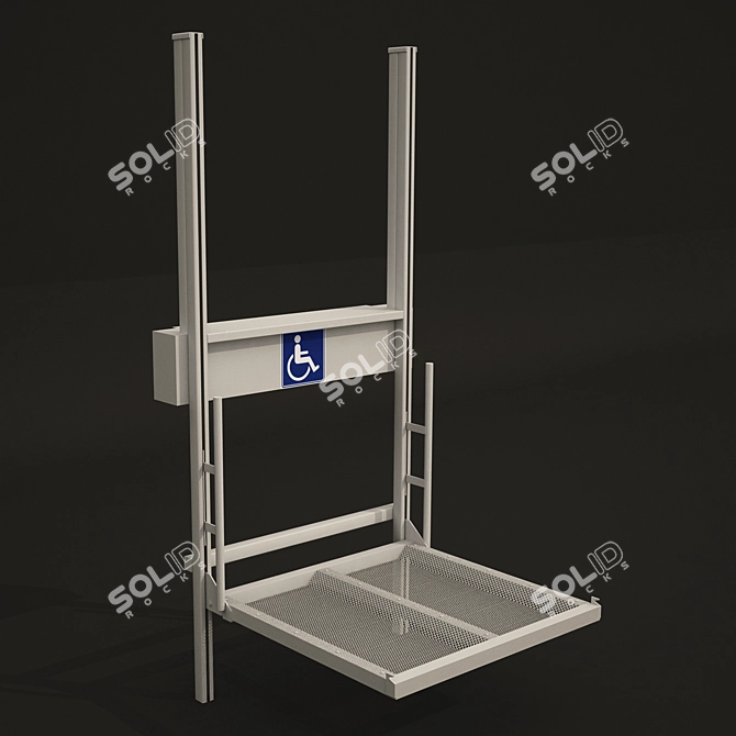 Vertical Lift PTU1: Convenient Mobility Solution 3D model image 1