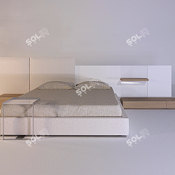 Zegen Firm Bed 3D model image 1