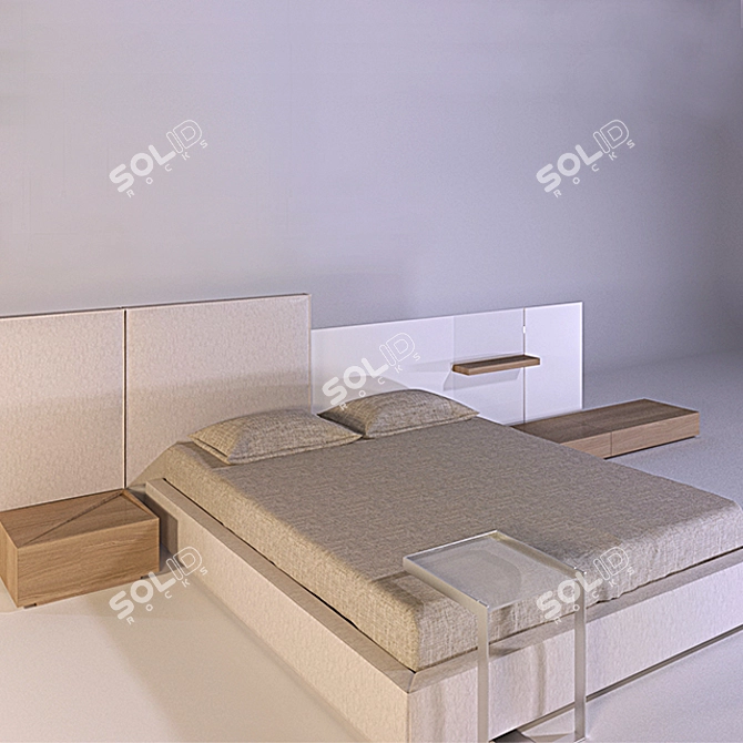 Zegen Firm Bed 3D model image 2