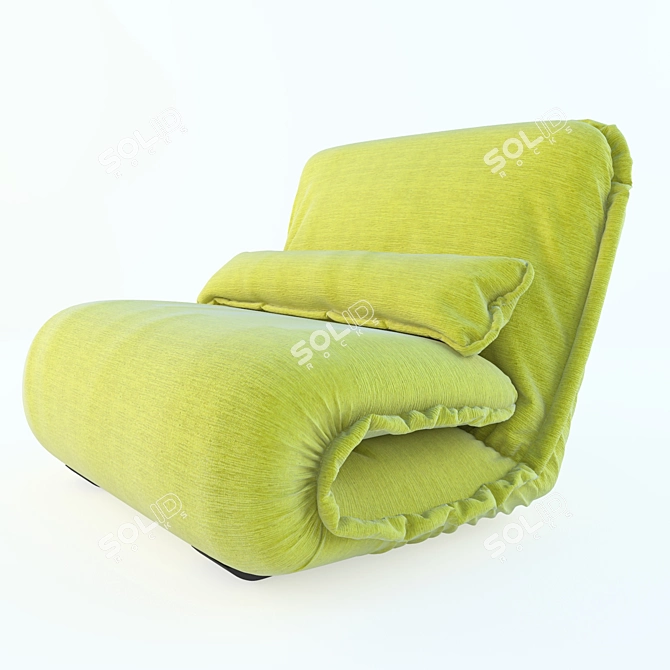 TATTOMI Contract Armchair: Versatile and Stylish 3D model image 1