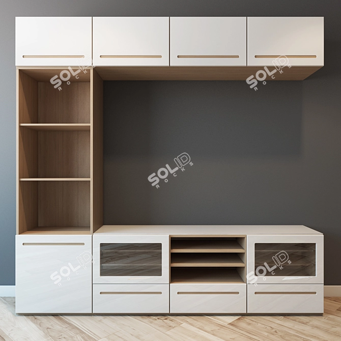 Modern and Spacious IKEA MARVIKEN BESTA 3D model image 1