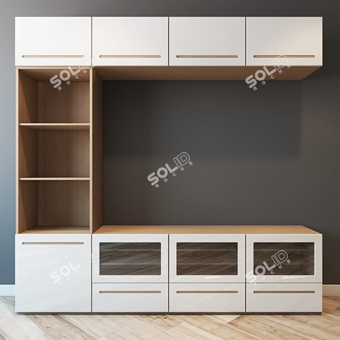 Modern and Spacious IKEA MARVIKEN BESTA 3D model image 2