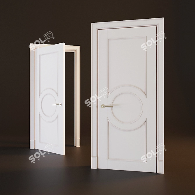 Classic Door 3D model image 1