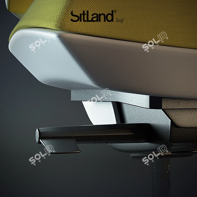 Comfortable Armchair for Sitland Leaf 3D model image 2