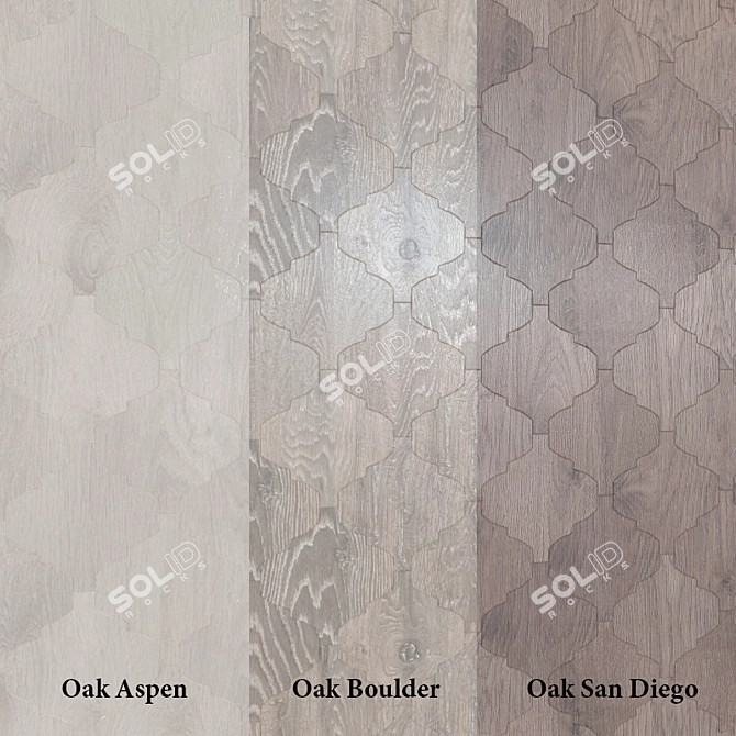 "Tracer" Wall Panel - 6 Color Options 3D model image 2