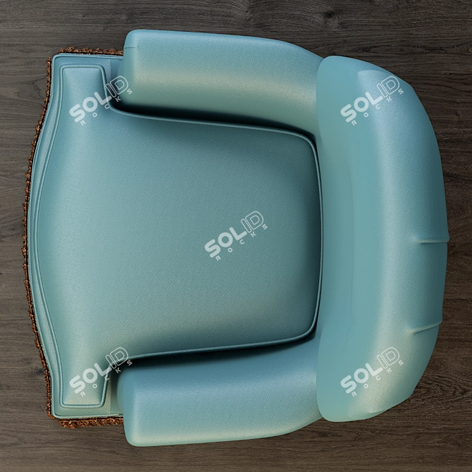 Elegant Chinese Armchair: Century Furniture 3D model image 2