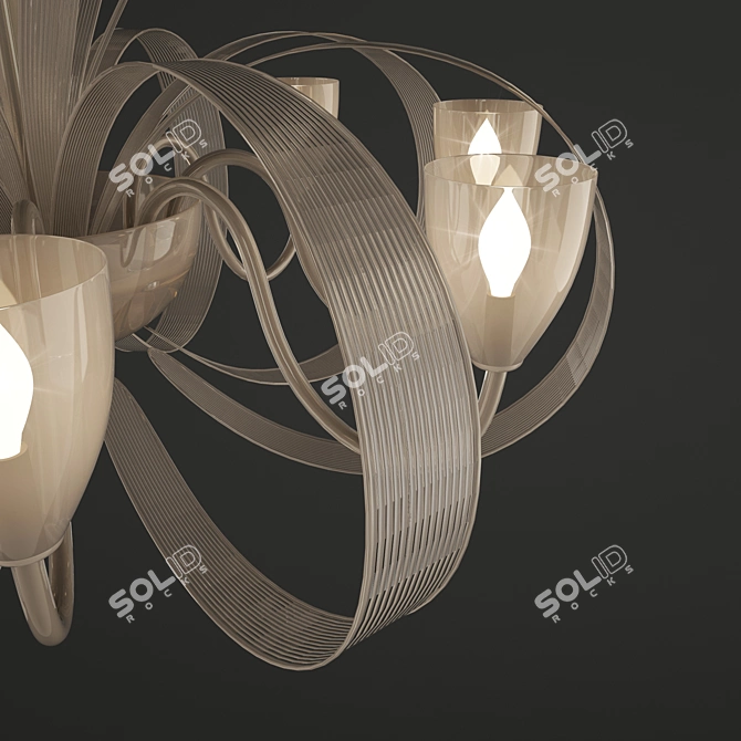 Classic Lucille Chandelier 3D model image 2