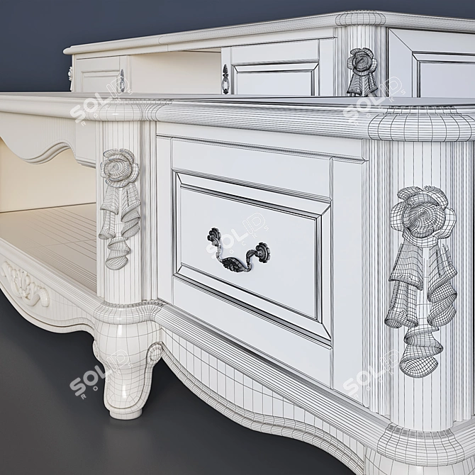 Modern Milano TV Stands Duo 3D model image 3