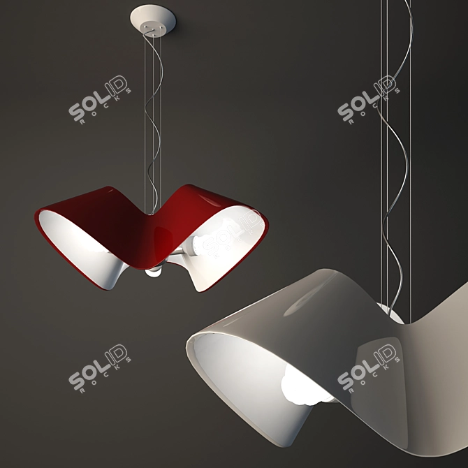 Elegant OZCAN Lamp - Illuminate Your Space 3D model image 2