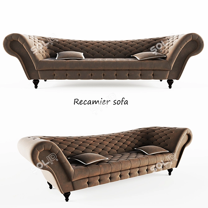 Timeless Elegance: Neiman Marcus Sofa 3D model image 1