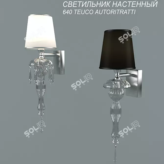 Teuco Autoritratti Wall Lamp 3D model image 1