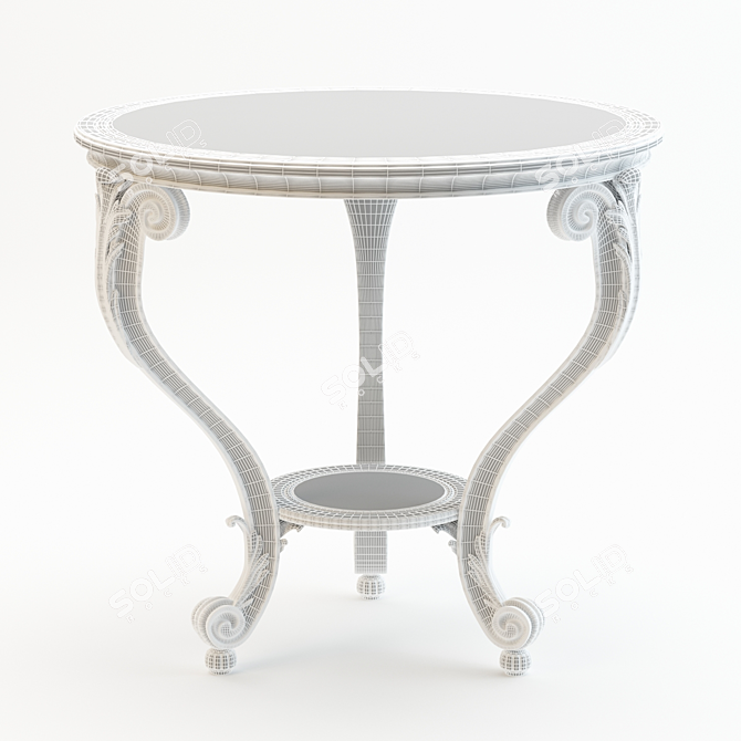 Chelini Art.1141 Sofa Table: Elegant and Functional 3D model image 2