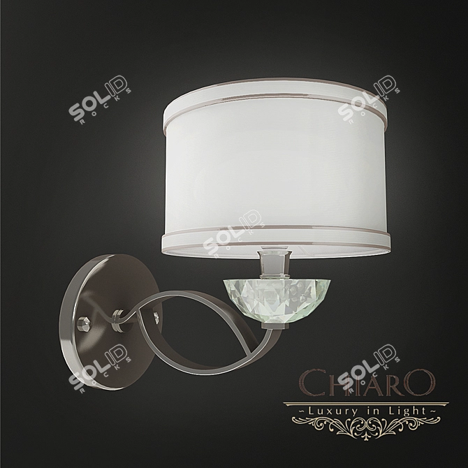 CHIARO Palermo Wall Sconce 3D model image 1