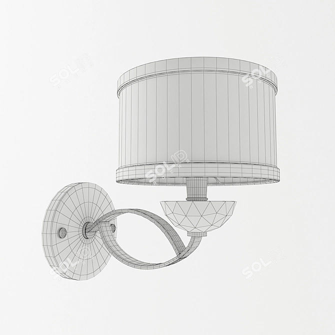 CHIARO Palermo Wall Sconce 3D model image 2