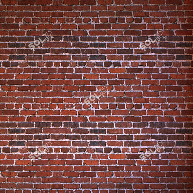 Geometric Brickwork Textures 3D model image 1