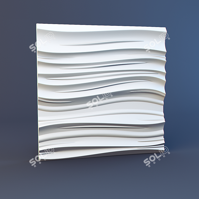 Seta Decorative 3D Panel 600x600 3D model image 1