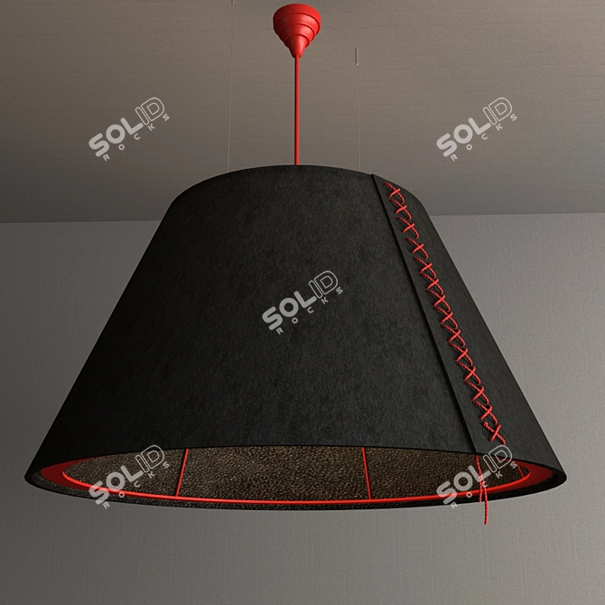 Modern Hanging Lamp - Buzzishade 3D model image 1