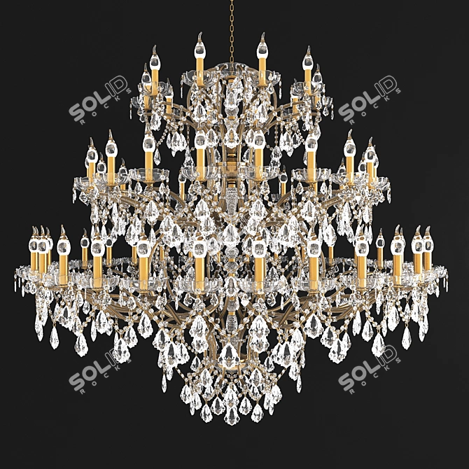 Elegant Lucchetta Leather Watch 3D model image 1