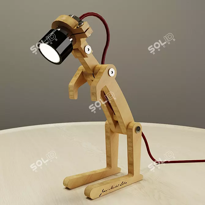 Contre vents et marées: LOLIA Design, KANGOO Table Lamp 3D model image 1
