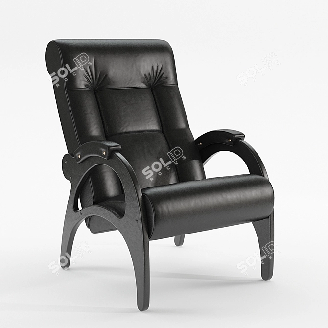 Donodolo 41 Armchair: Sleek Design, Comfortable Seating 3D model image 1