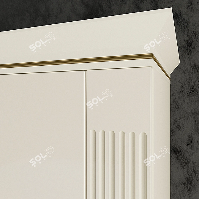 Elegant Skavolini Baccarat Kitchen 3D model image 3