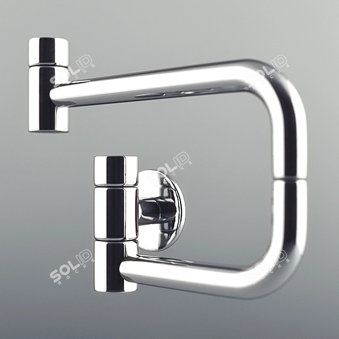 Dual-Purpose Kitchen Mixer 3D model image 1