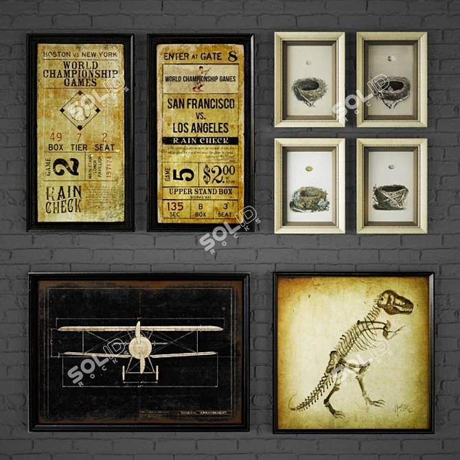 Artistic Masterpieces: Restoration Hardware Collection 3D model image 2