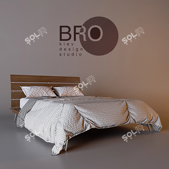 BRO's Dream Bed 3D model image 1