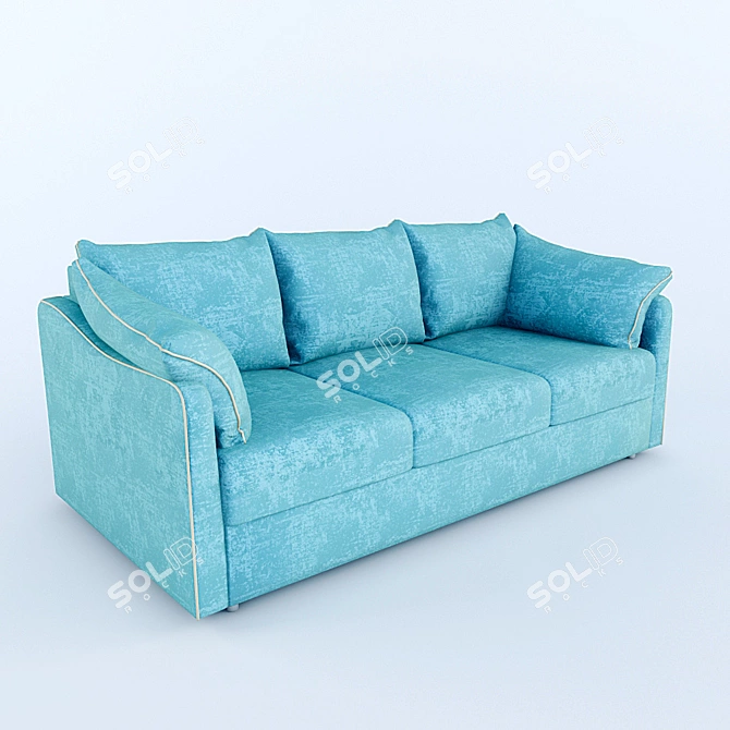 Convertible Sofa Moon 111 3D model image 1