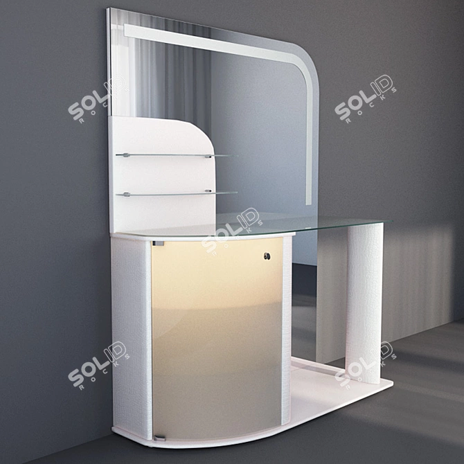 Elegant Dream Land Garda Vanity 3D model image 1