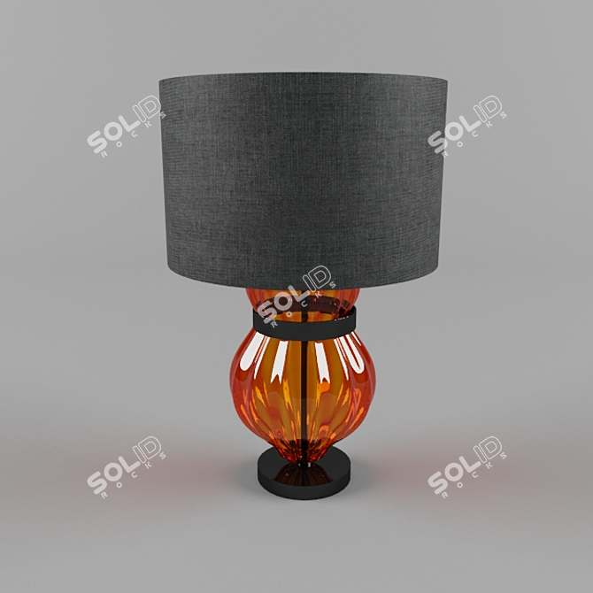 Elegant Medina Table Lamp 3D model image 1