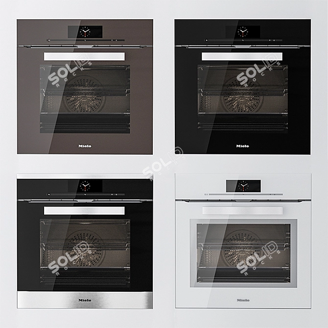 Miele H 6860 BP: Versatile Multifunction Oven 3D model image 1