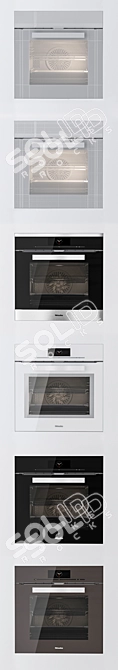 Miele H 6860 BP: Versatile Multifunction Oven 3D model image 3