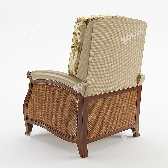 Luxury Soft Chair: Grace and Style 3D model image 2