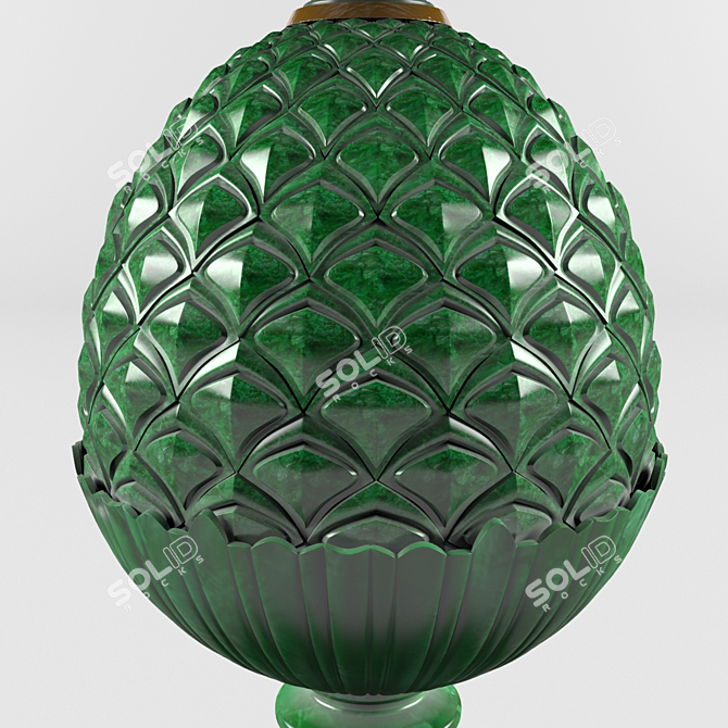 Malahitovay Table Lamp 3D model image 2