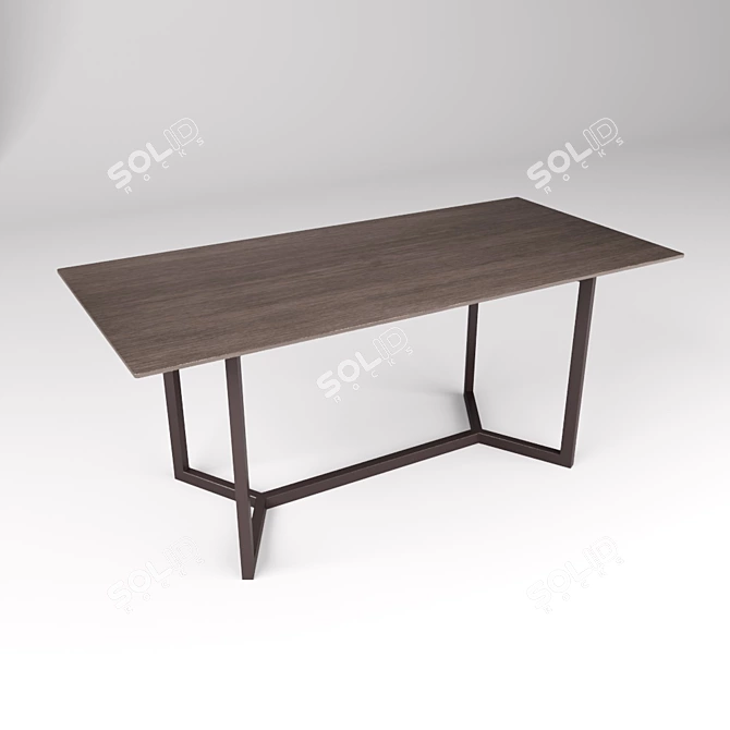 Sleek Vessel Table CAMERICH 3D model image 1