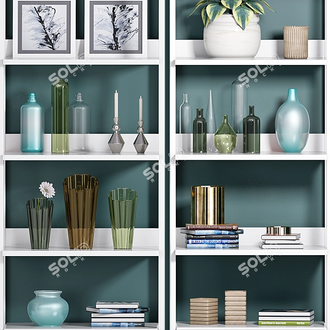 Modern Wall Shelf-2 - Decorative and Functional 3D model image 3